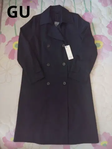 새상품 GU 더블 브레스트 코트