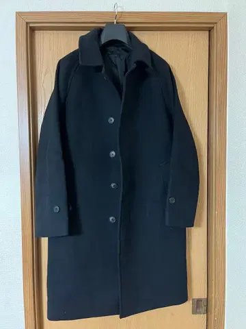 UNIQLO 싱글 브레스티드 코트 네이비 S