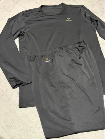 VENEX 상하의 세트 리프레쉬 긴팔 테이퍼드 롱팬츠 세트 블랙 XL