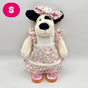 제리캣 바슈풀 S 사이즈 꽃무늬 레이스 핑크 원피스 드레스 의류