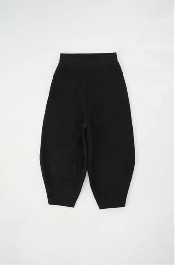 ALWEL 플리스 페그 팬츠 블랙