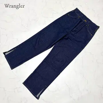 새상품급 Wrangler 슬릿 하이웨스트 스트레이트 데님 S