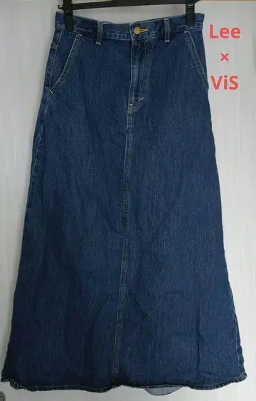 Lee vis 데님 롱 스커트 콜라보 M 사이즈