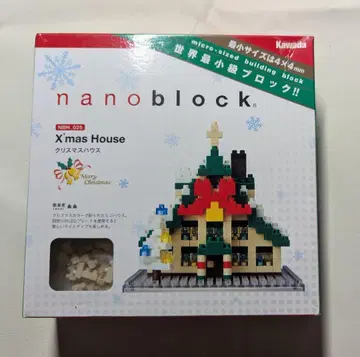 카와다 나노 블록 크리스마스 하우스 미사용품