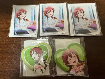 러브 라이브 니지가사키 제비뽑기당 아크릴 스탠드 하트 캔뱃지 에마