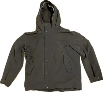 BEAMS 차콜 그레이 마운틴 후드티