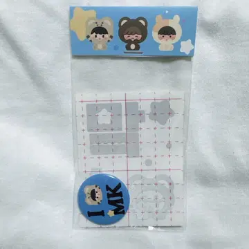 NCTDREAM 마크 반사 스티커 2개 캔뱃지 다님