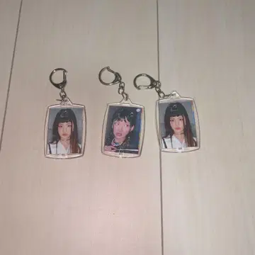 K-POP 사진 포함 키링 3개 세트