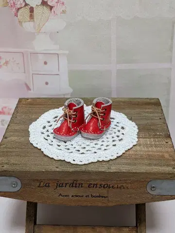 리카짱과 네오 브라이스용 귀여운 가죽 인형 부츠 신발 핸드메이드