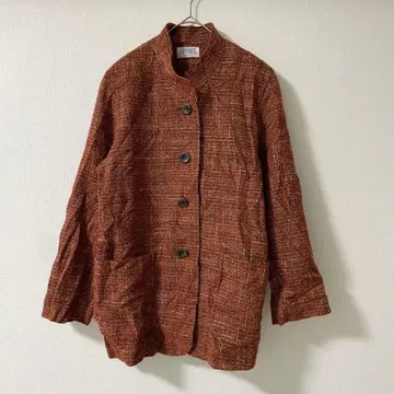 레포르테 하이넥 트위드 자켓 9 깔끔 고급 파워숄더