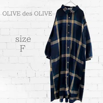 OLIVE des OLIVE 올리브 셔츠 원피스 루즈핏 프리