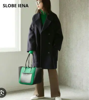 SLOBE IENA T/W 멜톤 빅 P코트 22AW