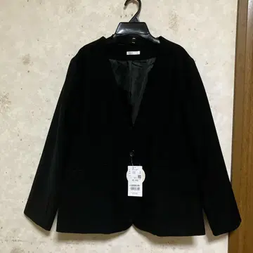 택 포함 미사용품 컬러리스 자켓