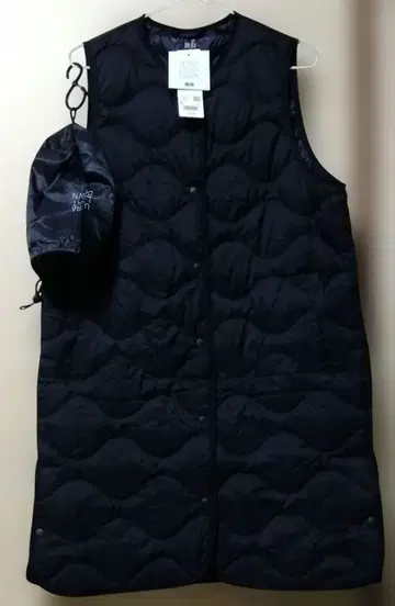새상품! UNIQLO 울트라 라이트 다운 다운 베스트 L 블랙