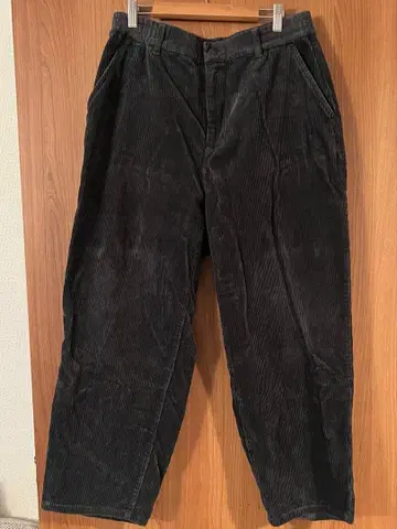 RVCA 코듀로이 와이드 팬츠 블랙