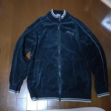 Puma 다크 블루 벨로아 저지 세트