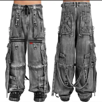 Tripp nyc X-STRAP PANT FOG WASH