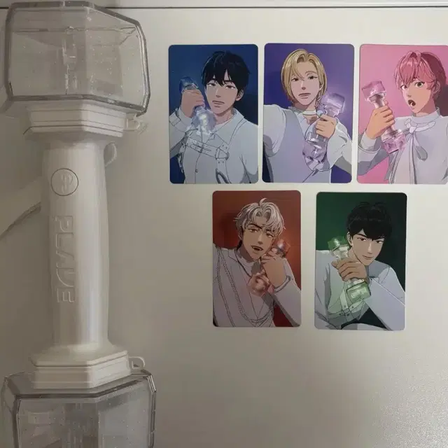 플레이브 응원봉+포카