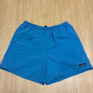 patagonia 파랑 숏팬츠 뒷주머니 있음