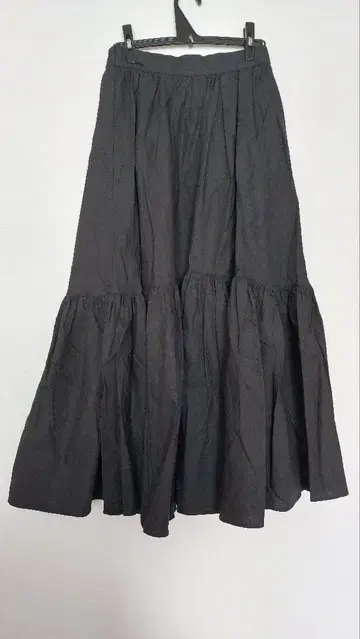 AZUL 블랙 롱 스커트