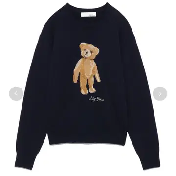 lilybrown Lily Bear 풀오버 네이비