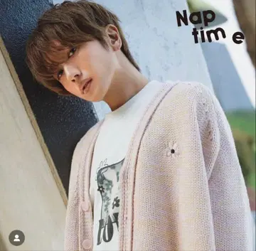 Nissy Naptime MIX 니트 가디건 PINK
