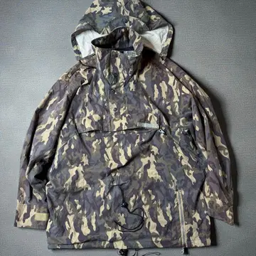 M XL 정도 AVIREX 카모플라주 아노락 후드티 밀리터리 자켓