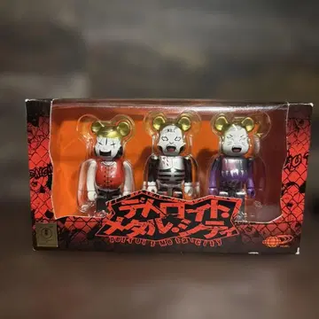 [ 가격 인하 가능 ] 데트로이트 메탈 시티 베어브릭 3체 세트