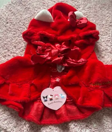 sanrio 키티 케이프 판초