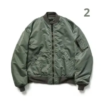 미사용 LENO MA-1 JACKET SAGE GREENSIZE 2