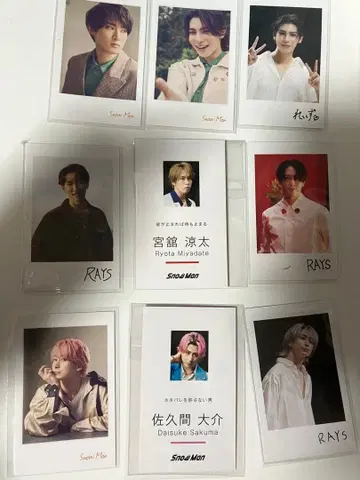 SnowMan 포토 카드