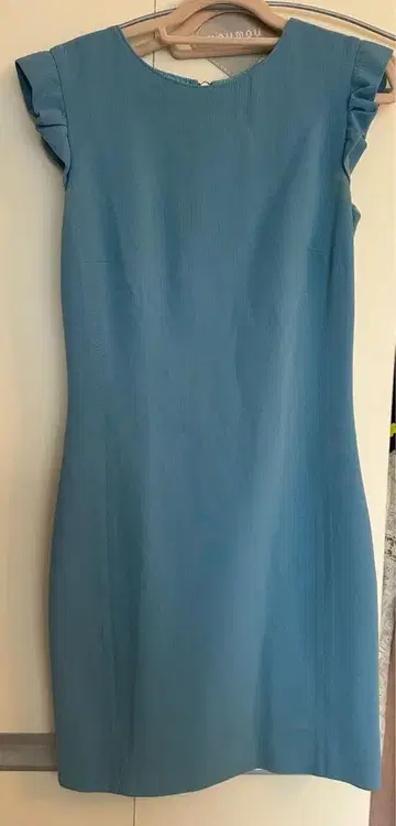 EMILIO PUCCI 스카이블루 슬리브리스 미니 원피스