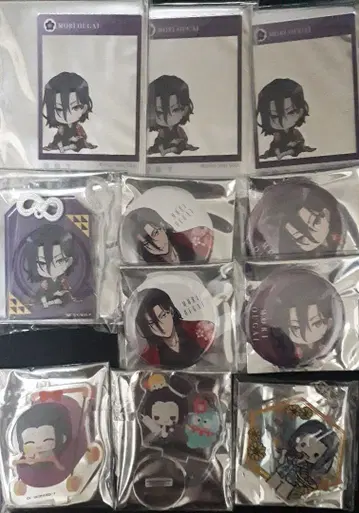 문호 스트레이독스 모리 오가이 AGF 한정 캔뱃지 부적 등신