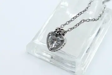 새상품급 저스틴 데이비스 하트 목걸이 클리어 SNJ364