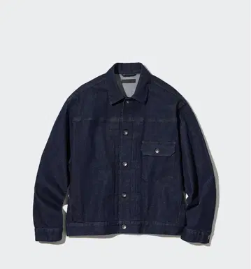 새상품급 유니클로 데님 자켓 S