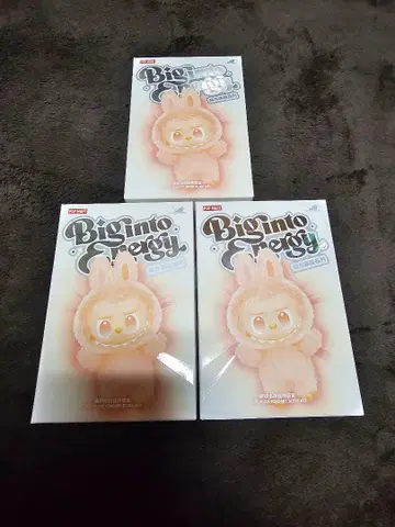 3개 세트 POP MART Big into MONSTERS Energy
