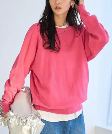 택 포함 미사용품 최애 컬러 맨투맨 라이크 니트 PO