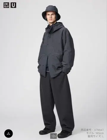 브러쉬드 맨투맨 와이드 팬츠