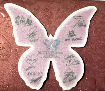 FANTASTICS 라이브 낙하물 나비 사인