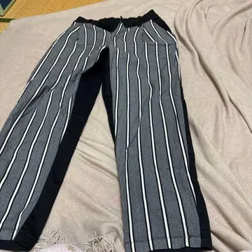 스트라이프 캐주얼 팬츠 사이즈 02