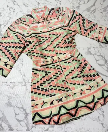 Emilio Pucci 올 패턴 셔츠 자켓 튜닉