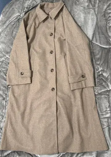 여성용 아우터 코트 롱 코트