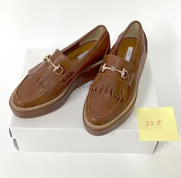 미사용 / 22.5cm / EVOL 프린지 비트 로퍼 (관 9207)