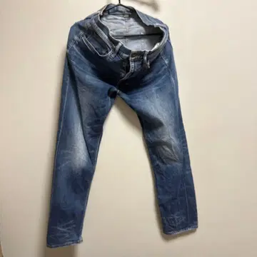 라이트 블루 스트레이트 레그 데님 30W x 30L