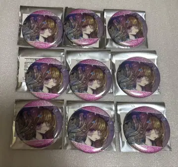 쓰레기의 본망 글리터 캔뱃지 모카 카무로 나나코 세트