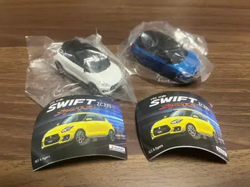 가챠 스즈키 스위프트 스포츠 블루 화이트/블랙 2대 세트