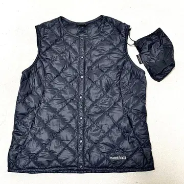 고품질 몽벨 mont-bell 스페리오 다운 라운드넥 베스트 블랙