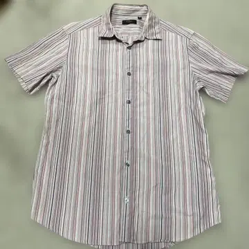 Paul Smith 스트라이프 반팔 셔츠 M