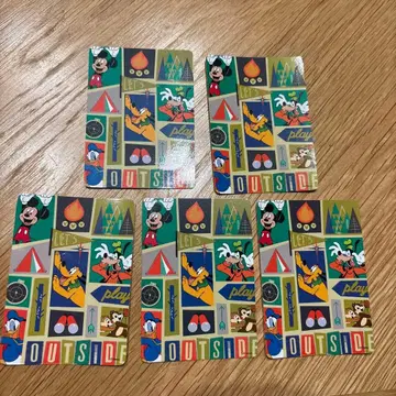 [ 하자품 ] 디즈니 스토어 가위바위보 카드 아키시마 모리타운