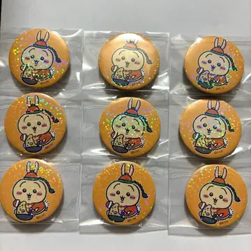 치이카와(먼작귀) 반점 홀로그램 캔뱃지 토끼 묶음 판매